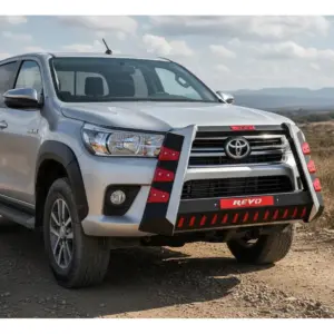 DEFENSA DELANTERA DE HIERRO 4×4 PARA HILUX REVO 2015-ON - E586185RD