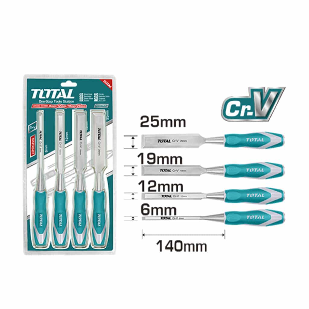CINCEL FORMON PARA MADERA SET 4PIEZAS TOTAL – THT41K0401