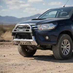 DEFENSA DELANTERA DE ACERO 3″ PARA TOYOTA HILUX VIGO 7MA GEW5 2005-2015  - W56018