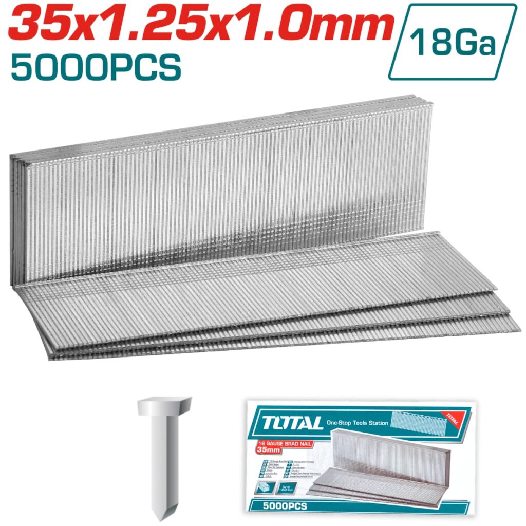 TIRAS DE CLAVOS 5000PCSXCAJA 35MM TOTAL – TAC918351