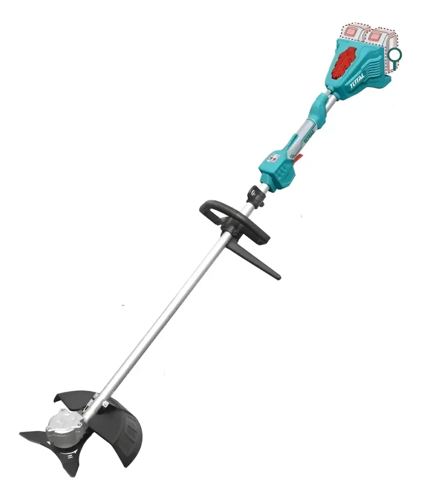 GUADAÑA INALÁMBRICA LI-ION 20V 6500RPM 255MM 2.0MM LINEA + 2BATERIAS 4.0AH Y CARGADOR DE DOBLE PUERTO- TSTLI200285