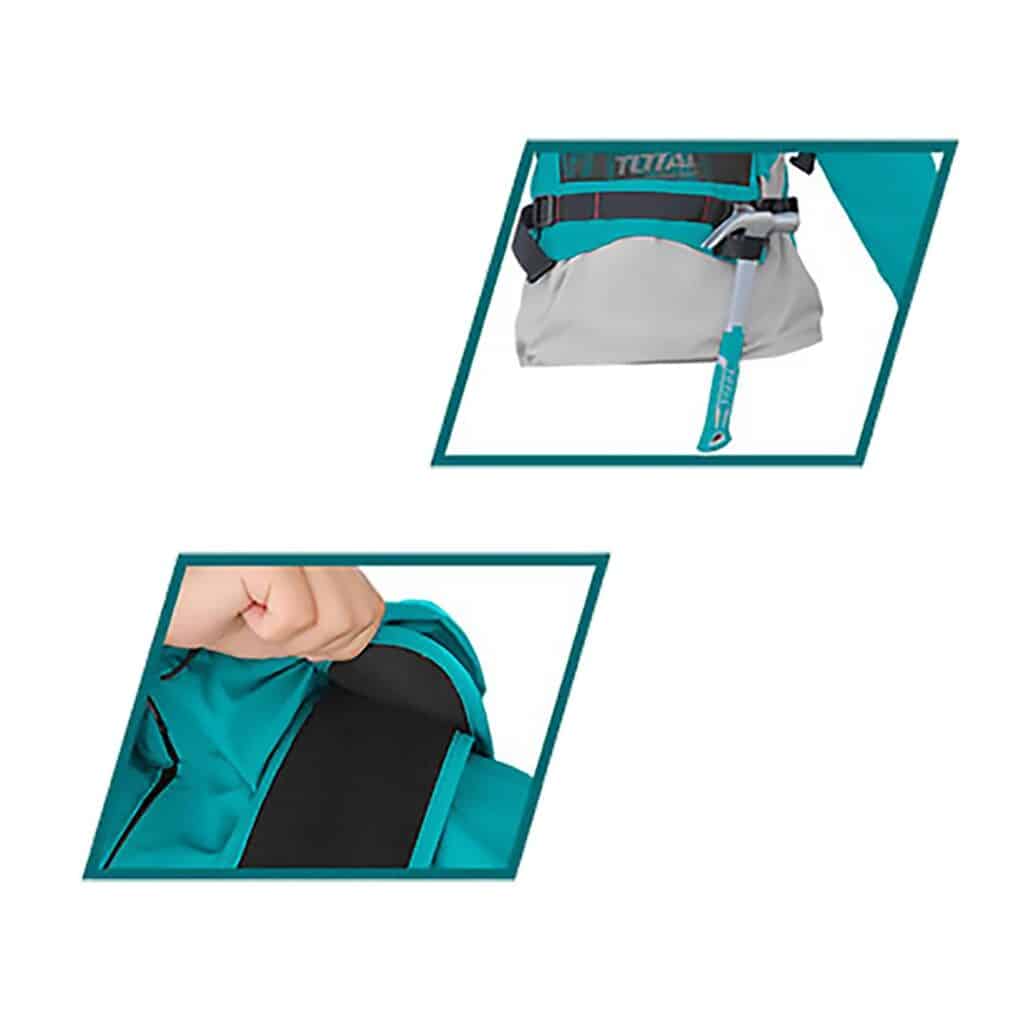 CHALECO PORTA HERRAMIENTA AUTOAJUSTABLE 11 BOLSILLOS  – TTVT1601