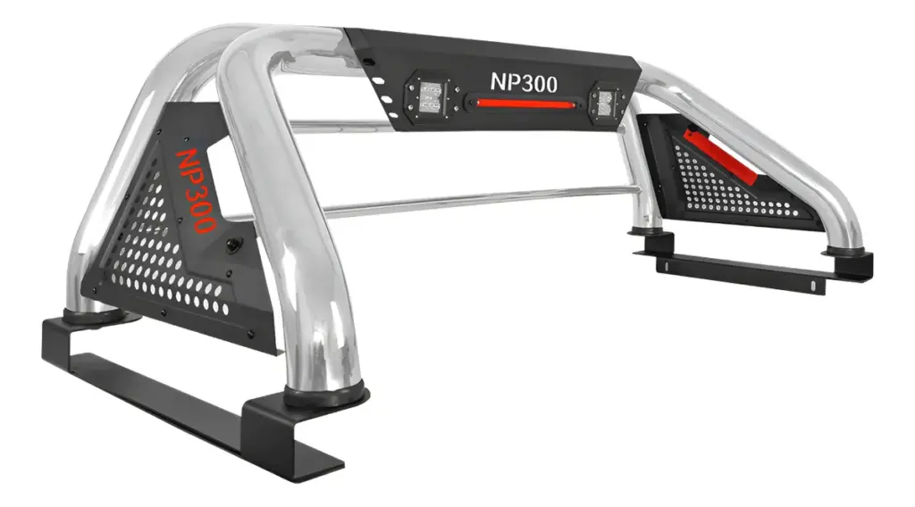 ANTIVUELCO ACERO LUZ DE FRENO + 2XLED18W NISSAN  FRONTIER 3RA GENERACIÓN  2016 EN ADELANTE – 23626