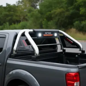 ANTIVUELCO ACERO LUZ DE FRENO + 2XLED18W NISSAN  FRONTIER 3RA GENERACIÓN  2016 EN ADELANTE - 23626
