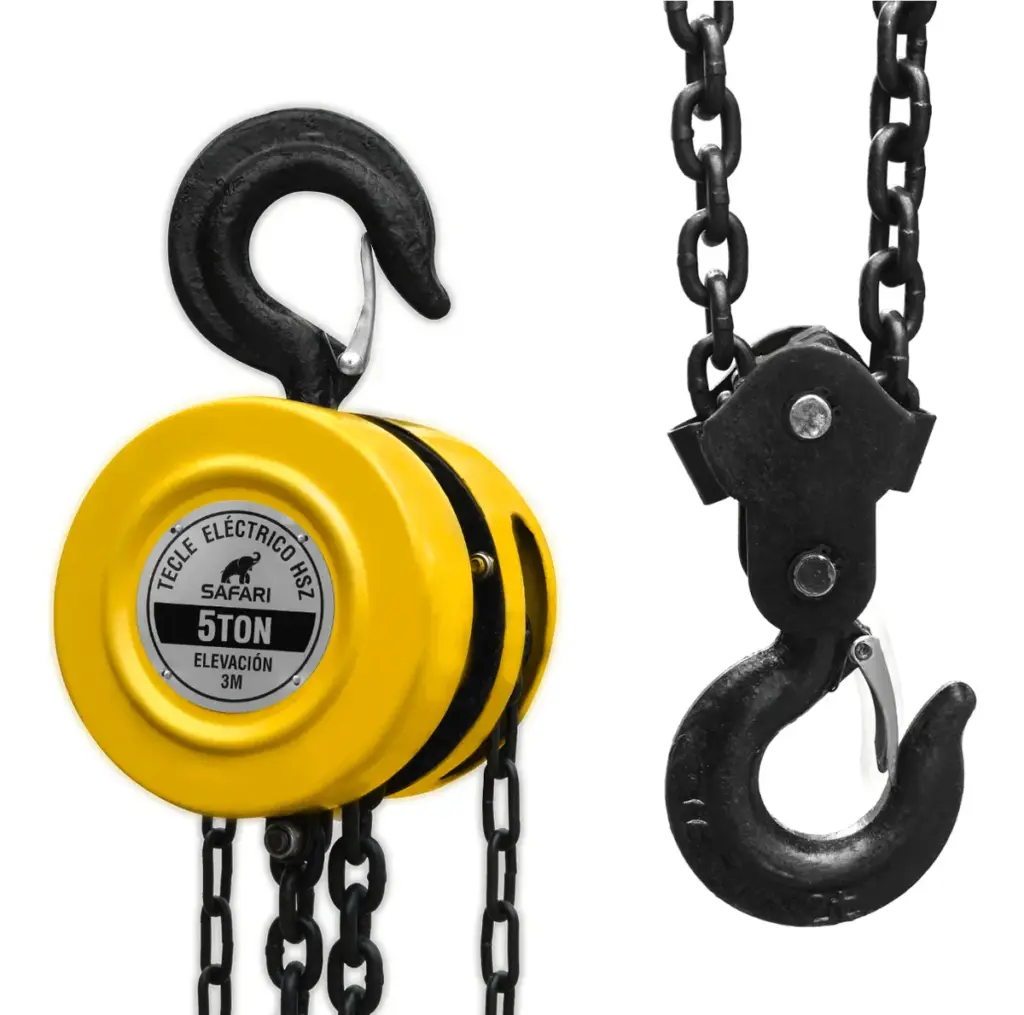 TECLE DE CADENA 5 TONELADAS  3 METROS – HSC-5