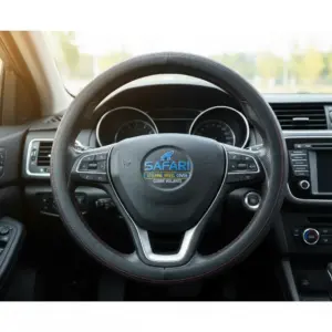 CUBRE VOLANTE PU 2S DET CARBON NEGRO - JX-203085/1 BK