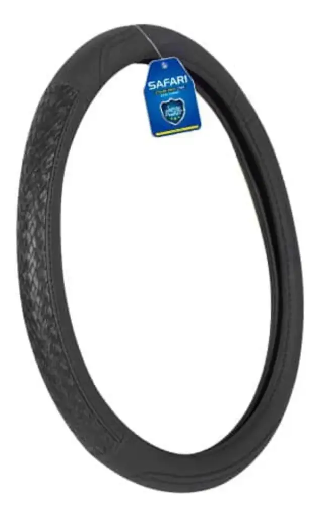 CUBRE VOLANTE CUERO GEN BK/SEMI BASKET WEAVE BK – SFT-N1710