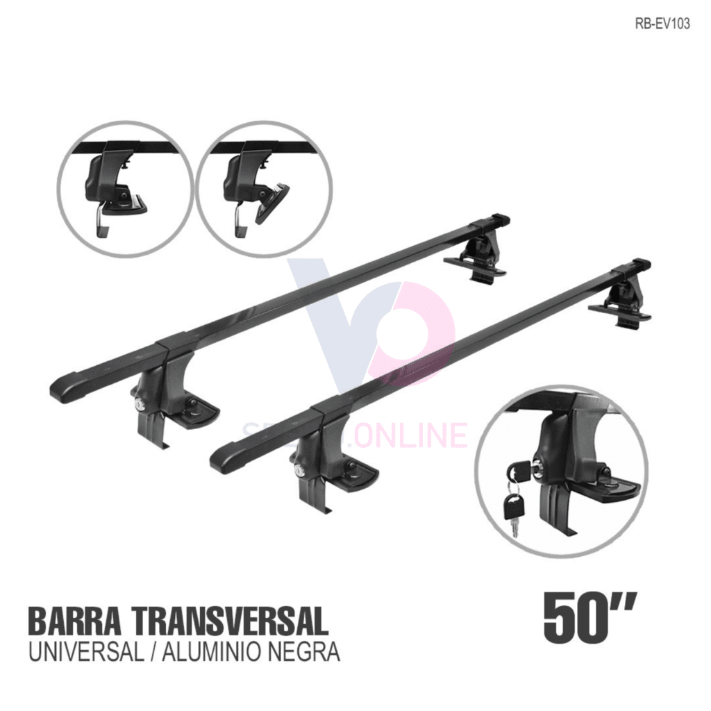 BARRAS HORIZONTALES UNIVERSAL ALUMINIO – RB-EV103-BK