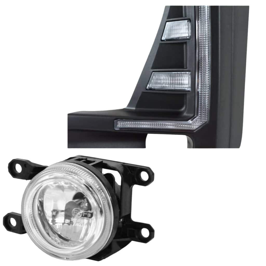 SET DE NEBLINEROS LED PARA TOYOTA HILUX REVO 8VA GENERACIÓN FL 2021-ON