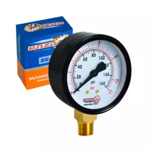 MANOMETRO DE AIRE 2.5PULG 0-160PSI ENZO - ZG-25 0-160