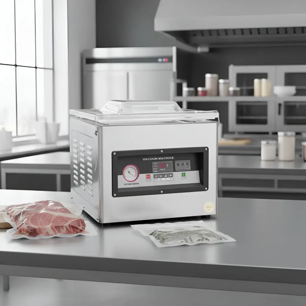 SELLADORA DE BOLSA AL VACIO 40CM INDUSTRIAL DE ACERO INOXIDABLE  220V 750W – DZ400A