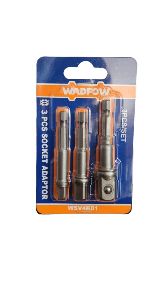 ADAPTADOR DE DADOS 3PCS 1/4 «, 3/8 «, 1/2 » WADFOW – WSV4K01
