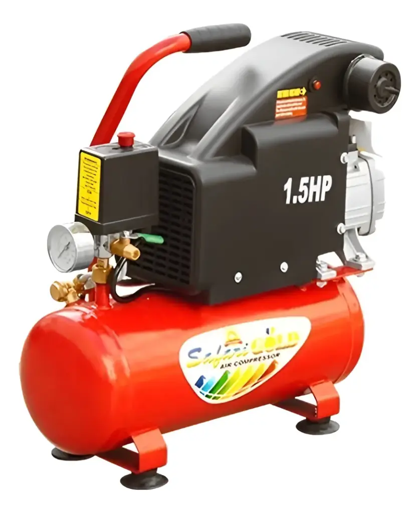 COMPRESORA 9 LITROS 220V 1.5HP 8BAR  60HZ 220V ROJO  – 8KC-9L RD