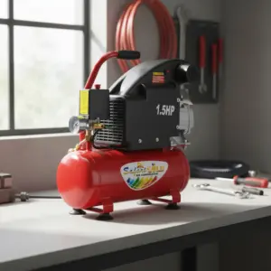 COMPRESORA 9 LITROS 220V 1.5HP 8BAR  60HZ 220V ROJO  - 8KC-9L RD