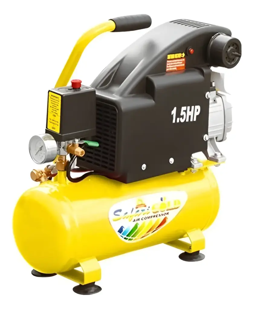 COMPRESORA 9 LITROS 220V 1.5HP 8BAR  60HZ AMARILLO – 8KC-9L YL