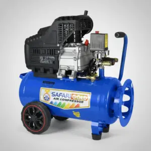 COMPRESORA 50 LITROS 2.5HP  60HZ  8BAR 220V AZUL CON CARRETE - BMX-50L BL