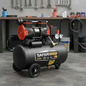 COMPRESORA  24L 230V 50HZ 8BAR  NEGRO- C758