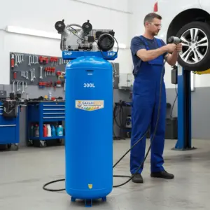 COMPRESORA 300 LITROS  220V 3.0HP AZUL - VD65-300LV BL