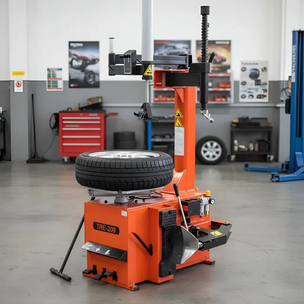 DESENLLANTADORA  SEMI AUTOMATICA  0.75kW CON BRAZO AUXILIAR- TRE-209