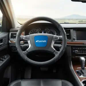 CUBRE VOLANTE PU NEGRO MICRO CARBON NEGRO DET NEGRO - JX-233117/1