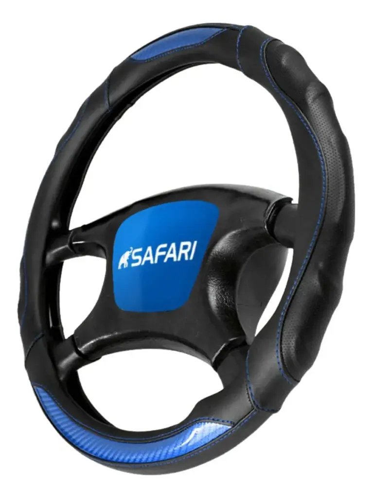 CUBRE VOLANTE PU NEGRO CARBON NEGRO COSTURA ROJO VENTILADO NEGRO – JX-233137/4