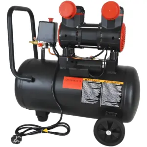 COMPRESORA SILENCIONA 24 LITROS LIBRE DE ACEITE 2HP 220V SAFARI - MY980W