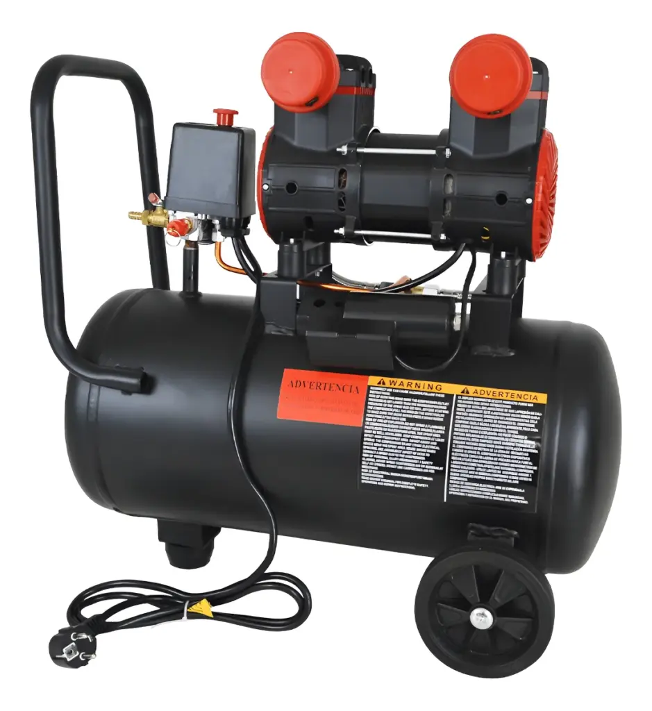 COMPRESORA SILENCIONA 24 LITROS LIBRE DE ACEITE 2HP 220V SAFARI – MY980W