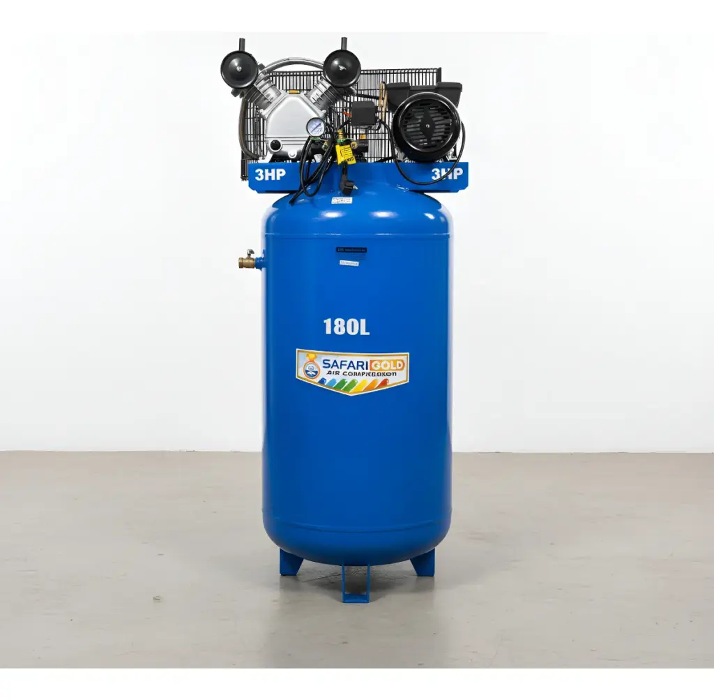 COMPRESORA180 LITROS 3.0HP 220V 11CFM –AZUL  VERTICAL – VD65-180L BL