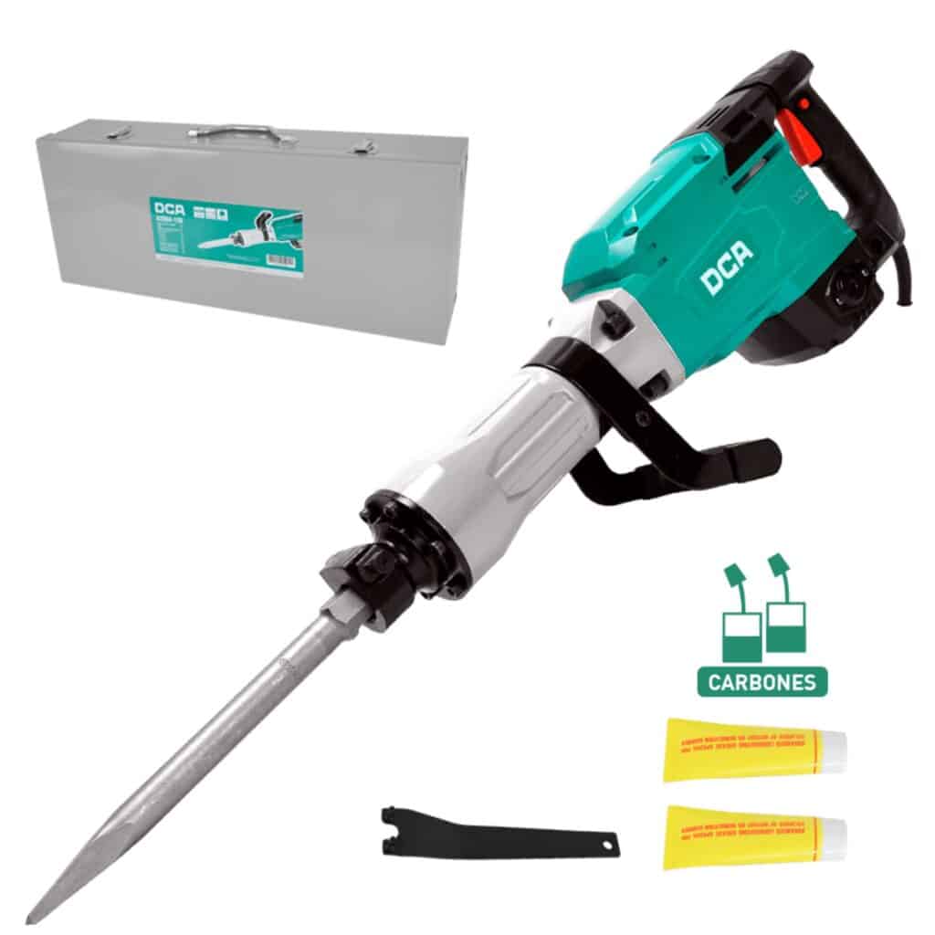 DEMOLEDOR 1700W 15 KG 40J 1450/MIN HEX 30MM MALETIN METAL – AZG04-15S