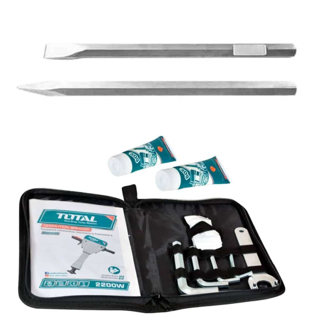 DEMOLEDOR 220V 2200W 950BMP 75J 30KG INDUSTRIAL TOTAL-TH220502