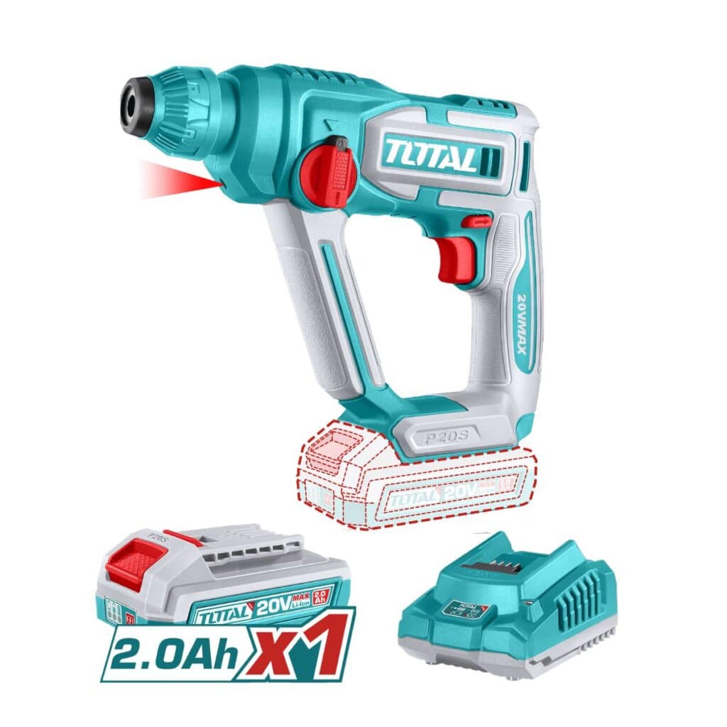 ROTOMARTILLO SDS+ 5/8″ 16MM 20V 1.5J 0-5100BPM 1X2.0AH 2FUNCIONES TOTAL – TRHLI201681