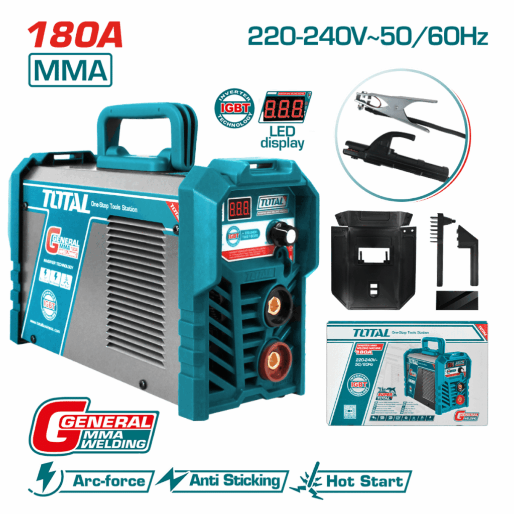 MAQUINA DE SOLDAR INVERTER MMA 15-180A LED E:1.6-4.0MM  – TW218028