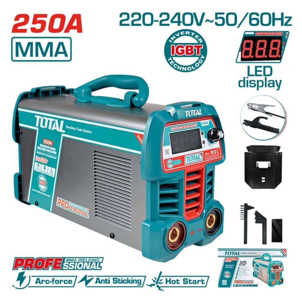 MAQUINA DE SOLDAR INVERTER MMA 15-250A LCD E:1.6-5.0 – TW225069
