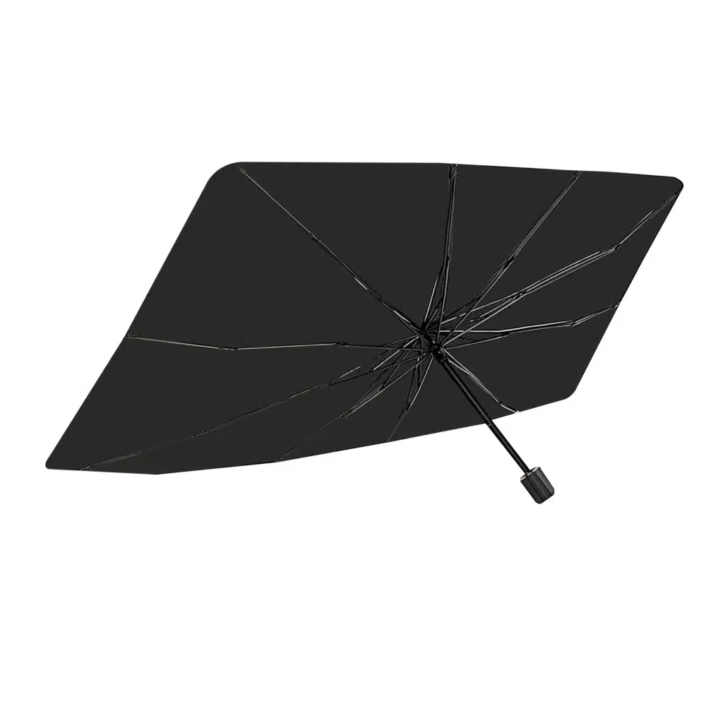 TAPASOL EXPANDIBLE CON MANGO TITANIO HIERRO +TELA 145X79CM PARA SUV – G54031-L