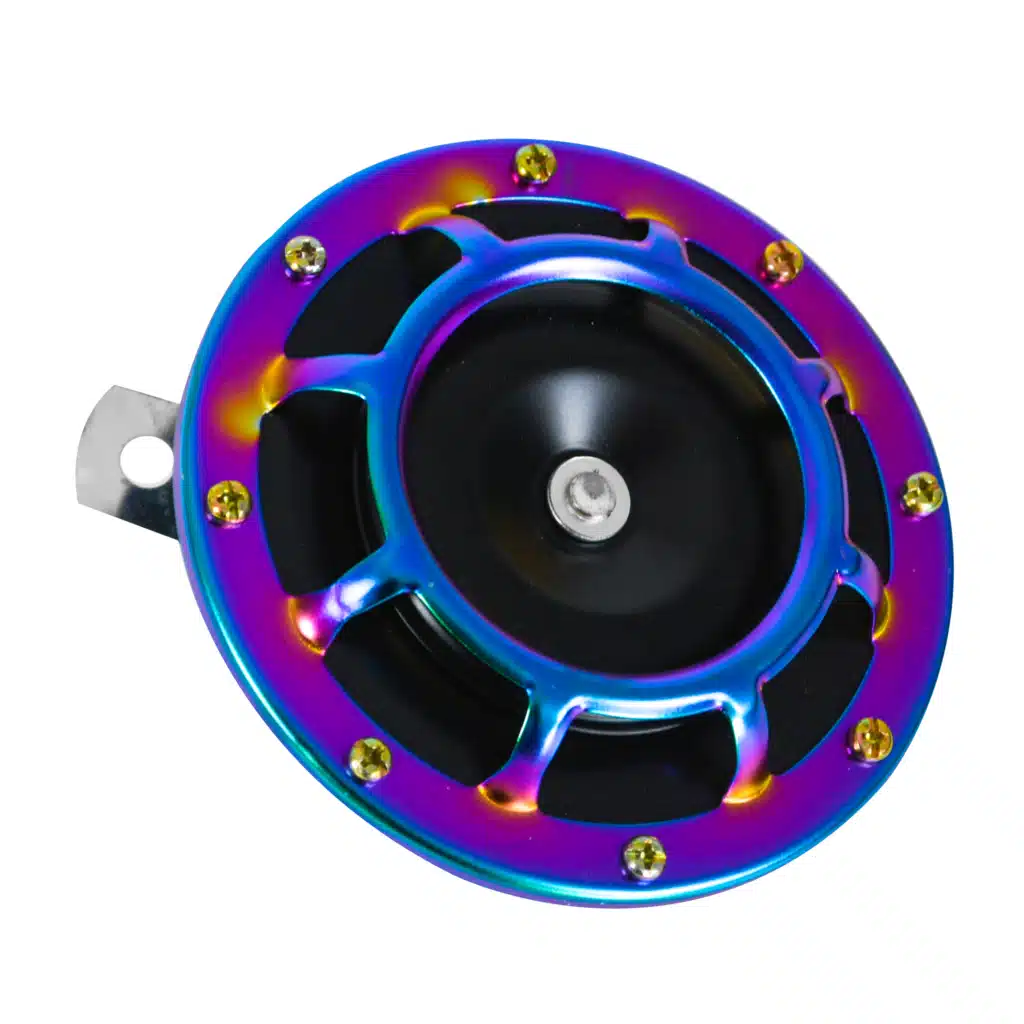 CLAXON PLATILLO 110+5DB 12V SETX2 TORNASOLADO CAMALEON – H06015