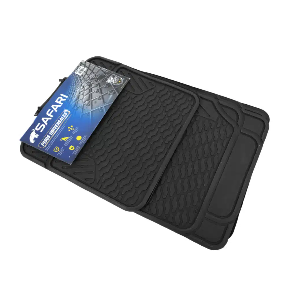 PISO NEW PVC 4 PIEZAS 4.0KG  NEGRO – KA4299-BK