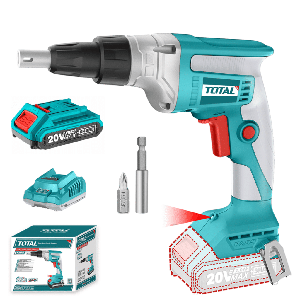 ATORNILLADOR  PARA DRYWALL P20S 20V 1/4 HEX 30NM 0-42000RPM 4.2MM 1X2.0AH INDUSTRIAL – TDSLI204200