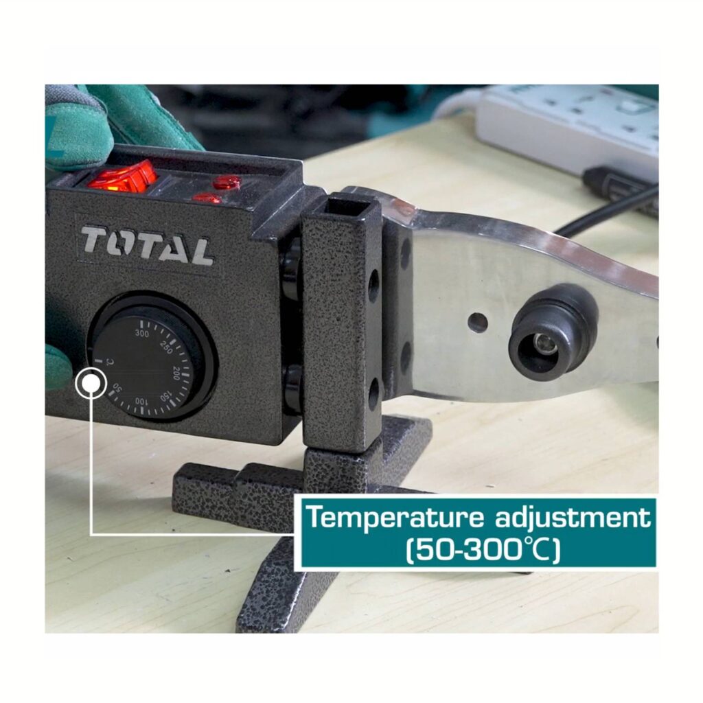 SOLDADORA DE TUBO PLASTICO 220V 1500W INC SOCKETS 20-63MM 300C INDUSTRIAL – TT328151