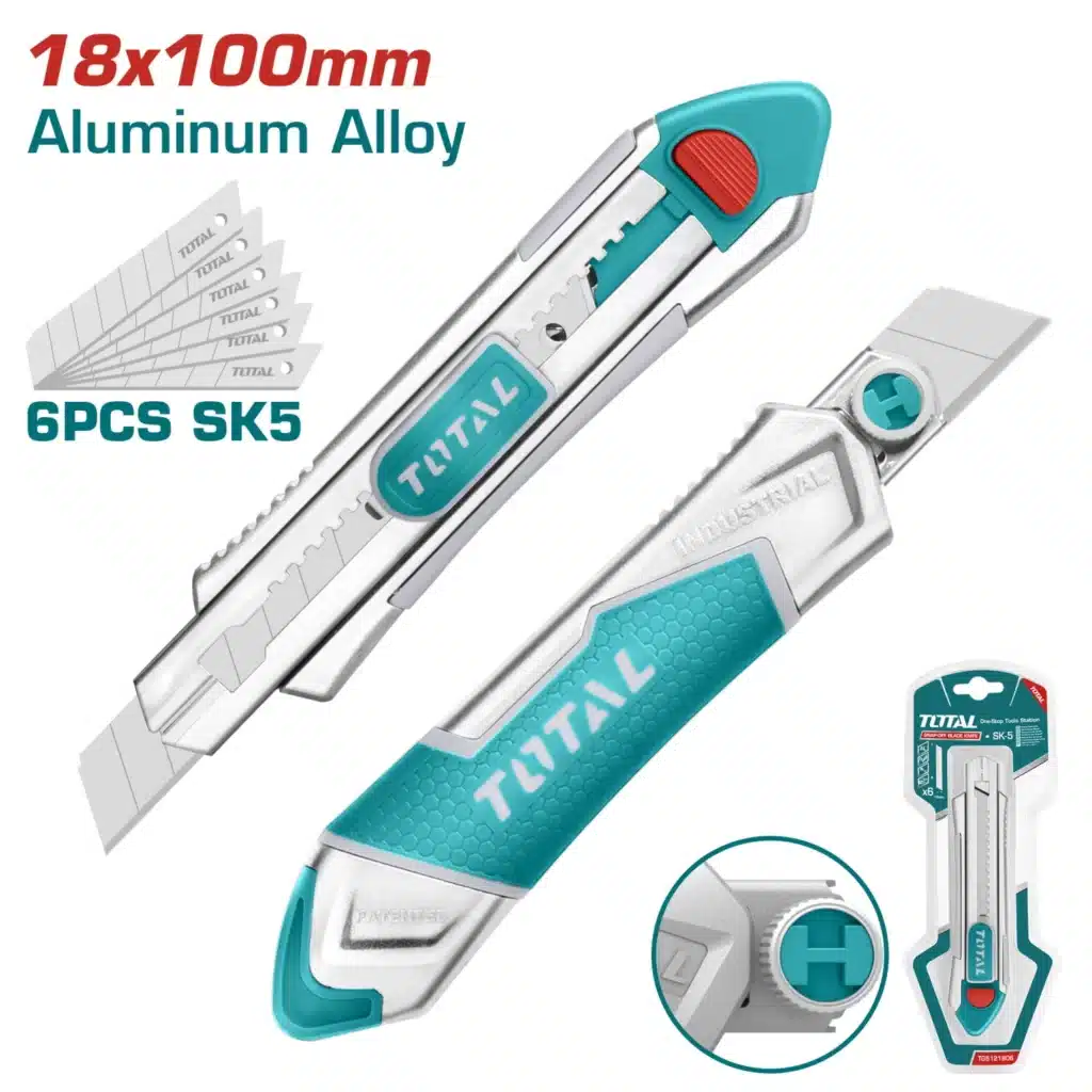 CUCHILLA CUTTER DESGLOSABLE TOTAL 18MMX100MM – TG5121806