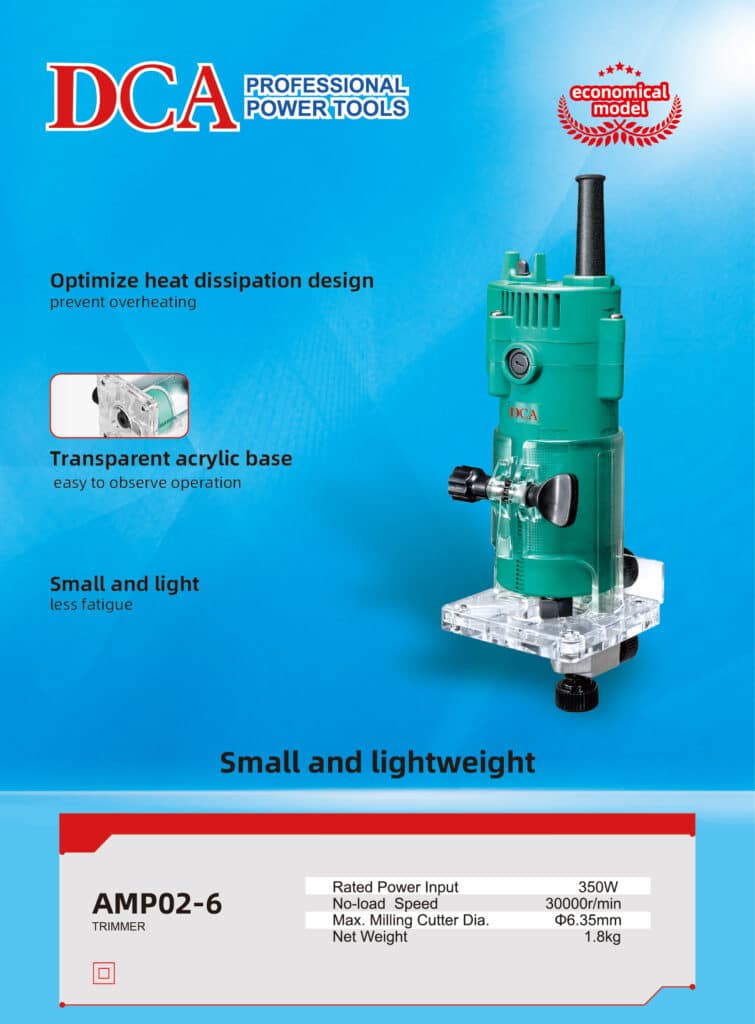CANTEADORA 350W 30000/MIN 6.35MM – AMP02-6