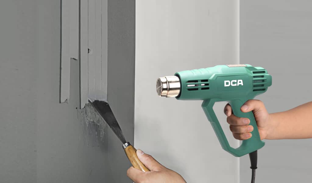 PISTOLA DE CALOR 2000W 3 NIVELES 50/400/600ºC 300/300/500L/MIN – AQB05-2000