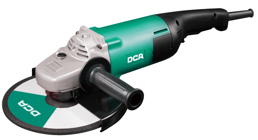 AMOLADORA ANGULAR 7″ 2200W 8300RPM 180MM D22MM  GATILLO – ASM03-180SS