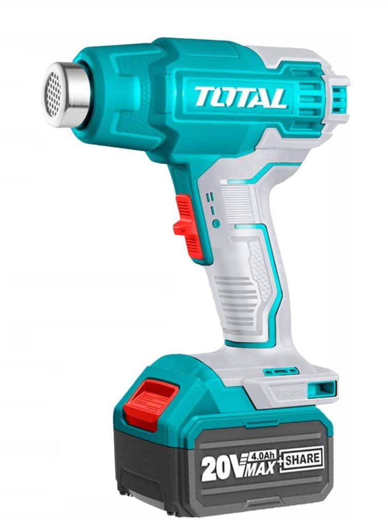 PISTOLA DE CALOR 20V 300/550C +ACC MALETIN 4.0AH IND TOTAL- TBLI20025