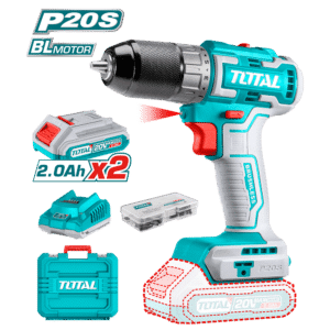 TALADRO 50NM BRUSHLESS LI-ION 20V 1800RPM 0.8-10MM 15+1 2X2.0AH  INDUSTRIAL  TOTAL- TDLI20508