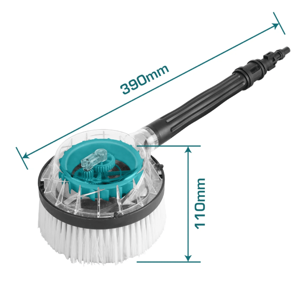 CEPILLO ROTATIVO PARA HIDROLAVADORA. 390 X 110MM. ALTA PRESIÓN. USO GIRATORIO. ACCESORIO – THRB8702