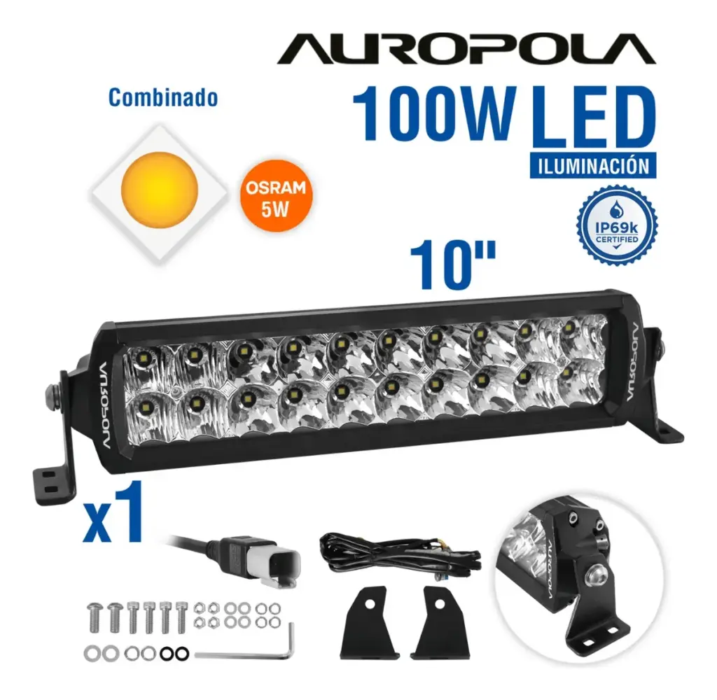 BARRA LED COMBINADO 10PULG 100W OSRAM 5W – D6D1-10