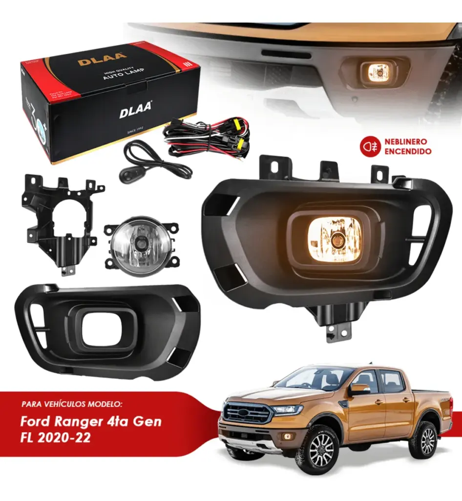 SET DE NEBLINEROS LED PARA FORD RANGER 4TA GEN FL 2020-2022 – FD9902