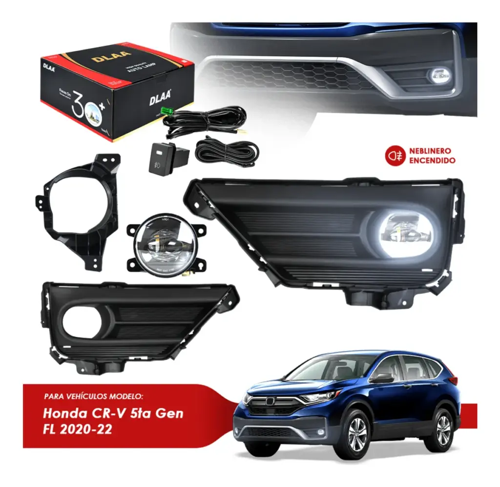 SET DE NEBLINEROS LED PARA HONDA CR-V 5TA GEN FL 2020-2022 – HD2093-LED
