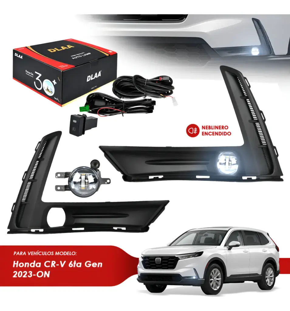 SET DE NEBLINEROS LED PARA HONDA CR-V 6TA GEN 2023 EN ADELANTE – HD2193-LED