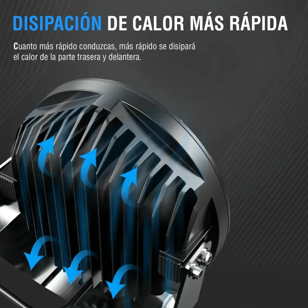 LUZ DE TRABAJO COMBINADO AUROPOLA – R5H-CW – 7PULG 144W OSRAM 6W